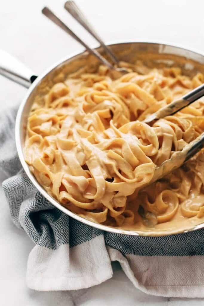 5 Ingredient Pumpkin Alfredo by Pinch of Yum