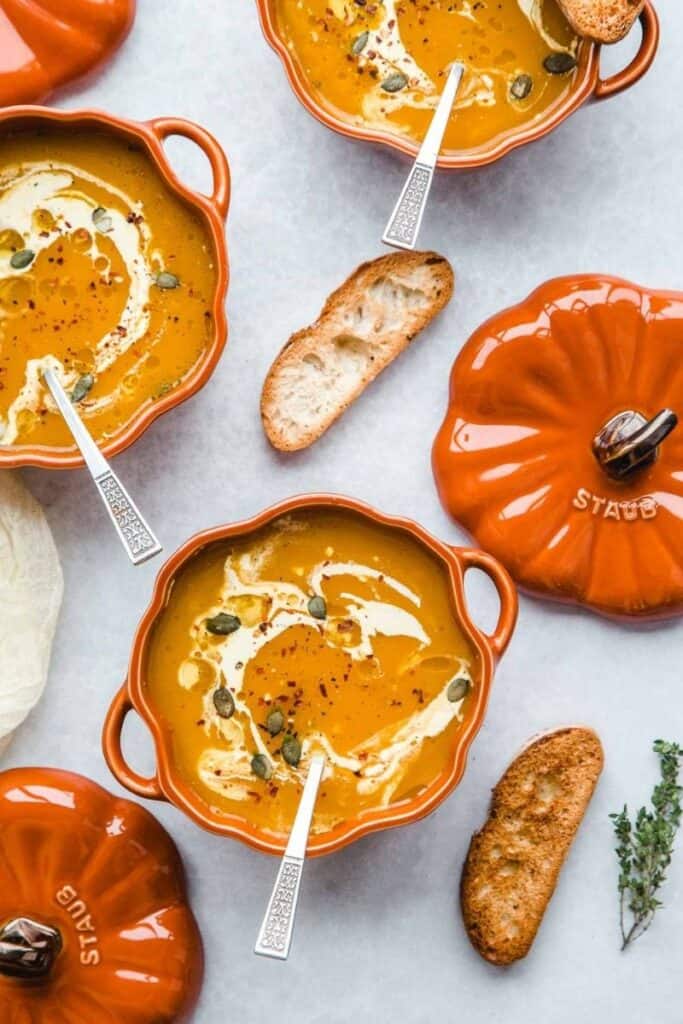 Vegan Pumpkin Soup by Nourish Plate