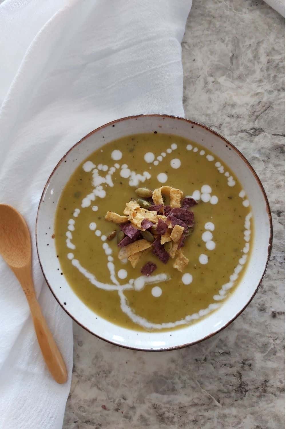 THAI CURRY ZUCCHINI AND PEA SOUP