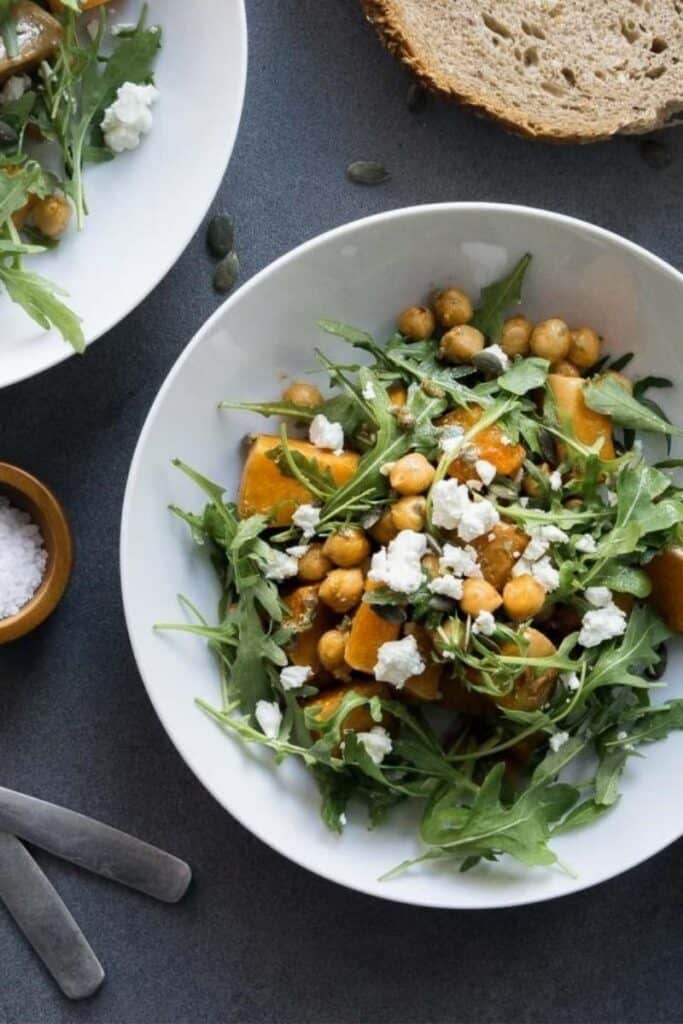 Roasted Butternut Squash Salad with Feta by Gathering Dreams