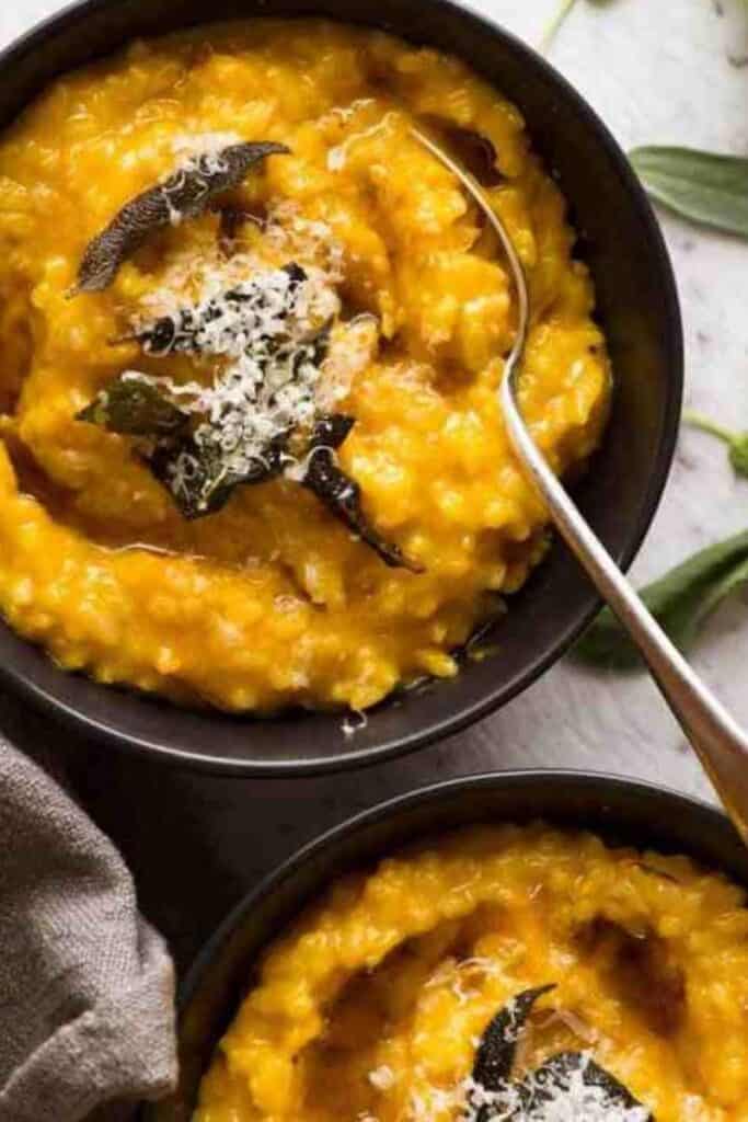 Creamy Baked Pumpkin Risotto by RecipeTin Eats