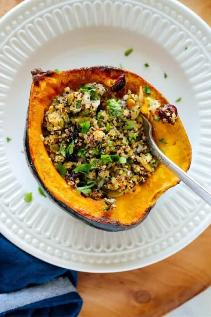 Vegetarian Stuffed Acorn Squash by Cookie and Kate