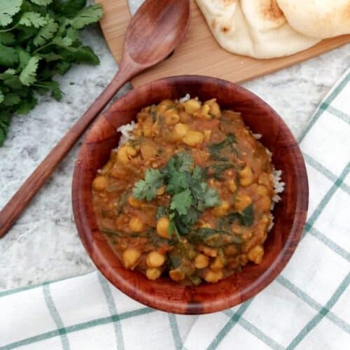 CHICKPEA AND TOMATO CURRY (INSTANT POT)