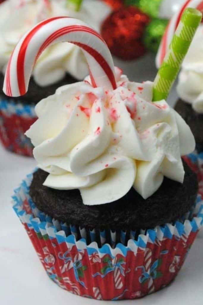 PEPPERMINT HOT COCOA CHOCOLATE CUPCAKES by Ottawa Mommy Club