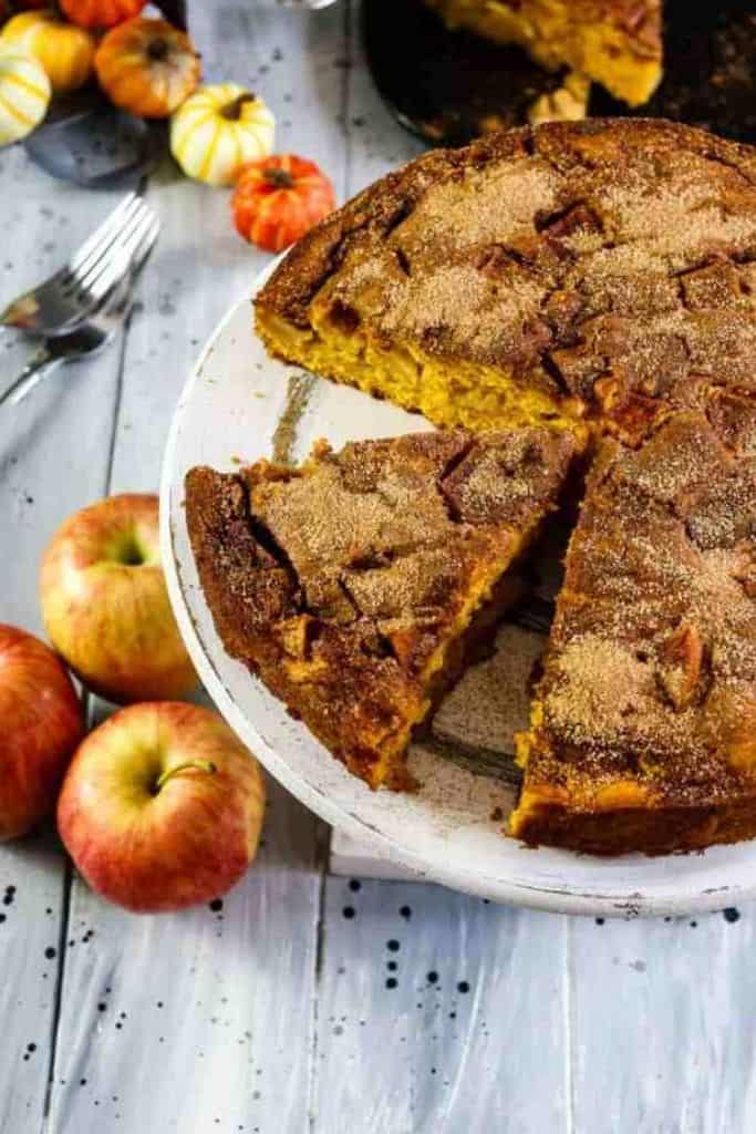 CINNAMON APPLE PUMPKIN CAKE by Marathons & Motivation