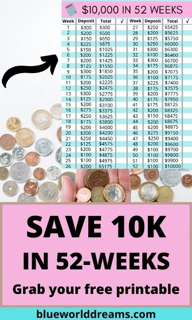 The 10000 Money Saving Challenge Save Big And Crush Your Savings Goals 