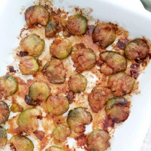 PLATED MAPLE SRIRACHA BRUSSELS SPROUTS
