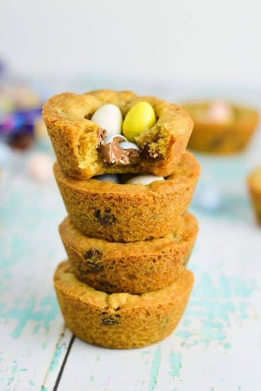 Chocolate Chip Cookie Cups by A Taste of Madness