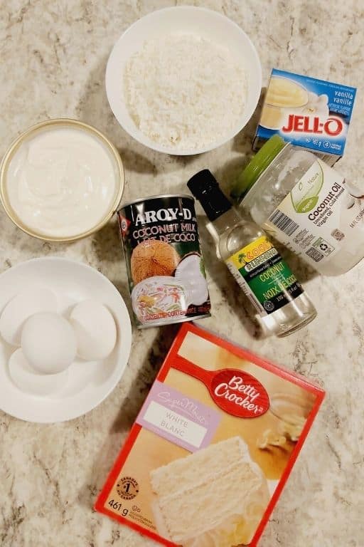 coconut cake ingredients
