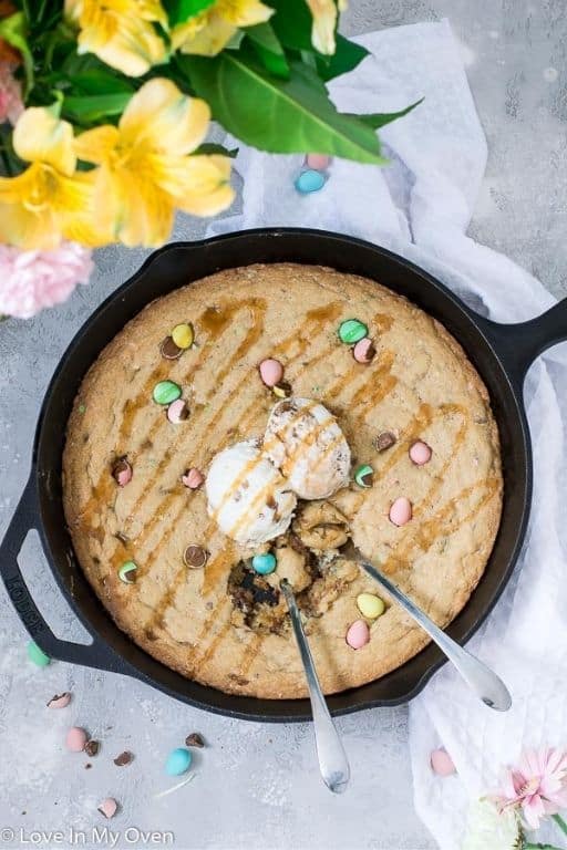 Giant Mini Egg Cookie by Love In My Oven
