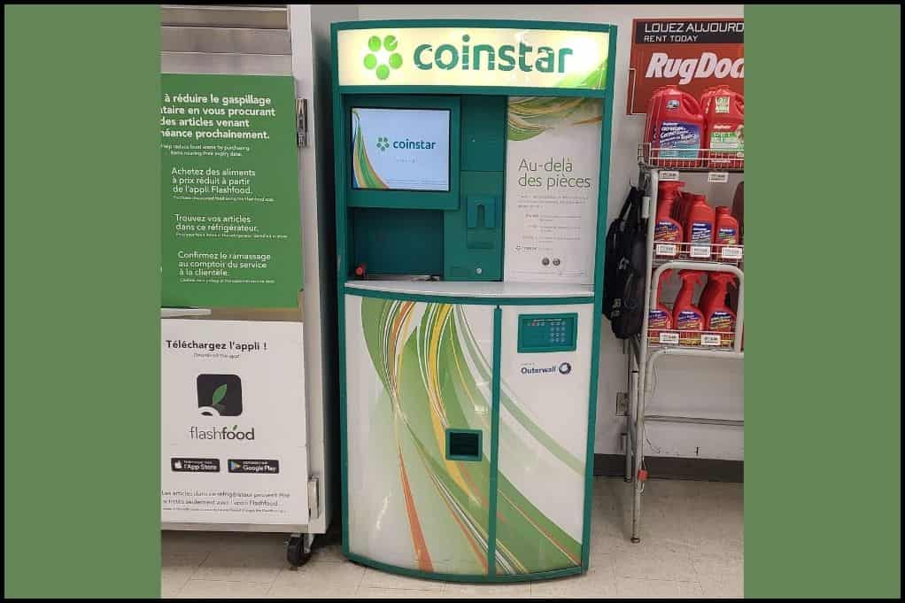 Coinstar gift card exchange kiosk