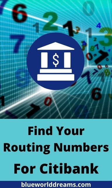 Routing Numbers for Citibank Pinterest Pin