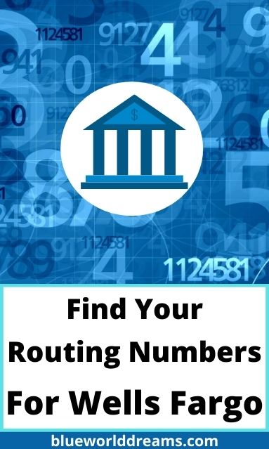 Routing Numbers for Wells Fargo Pinterest Pin