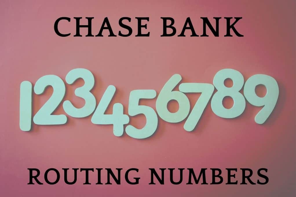 chase routing number