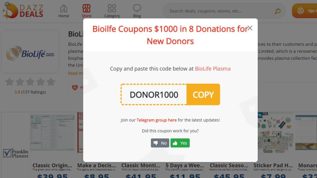 Biolife promo code for new plasma donors