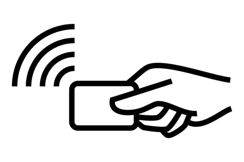 contactless symbol for payments